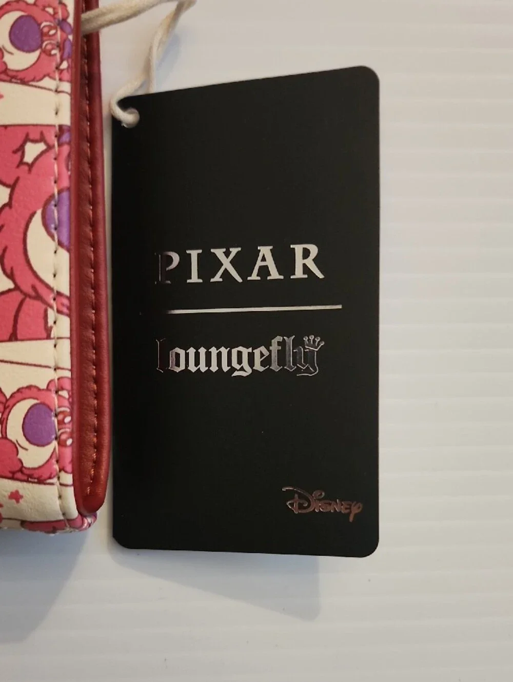Loungefly Pixar Lotso All-Over-Print Snap Wallet. NWT. 5×5